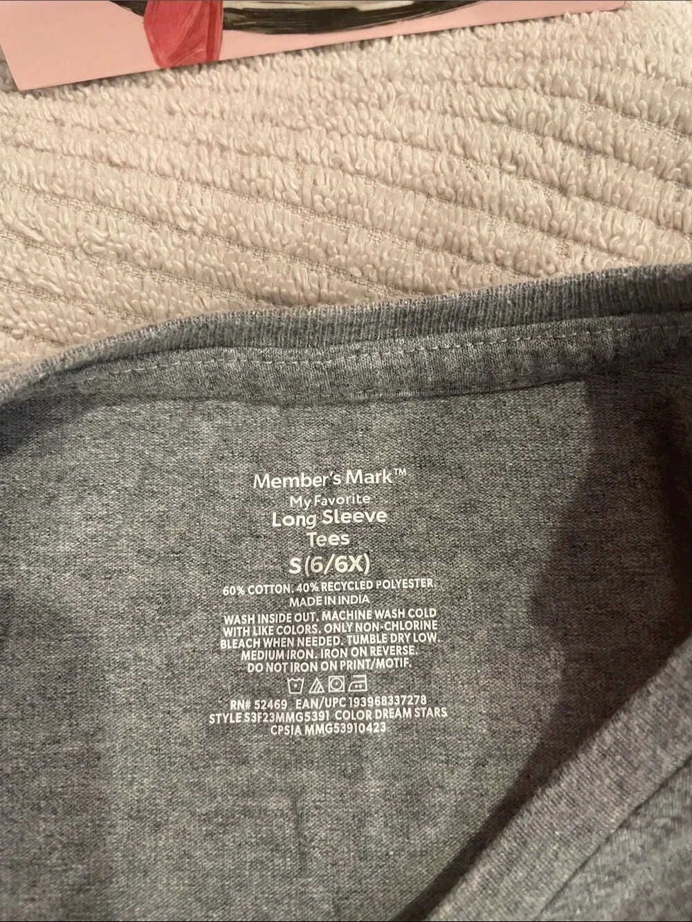 Girls' Gray 'Dream Beyond The Stars' Long Sleeve Tee